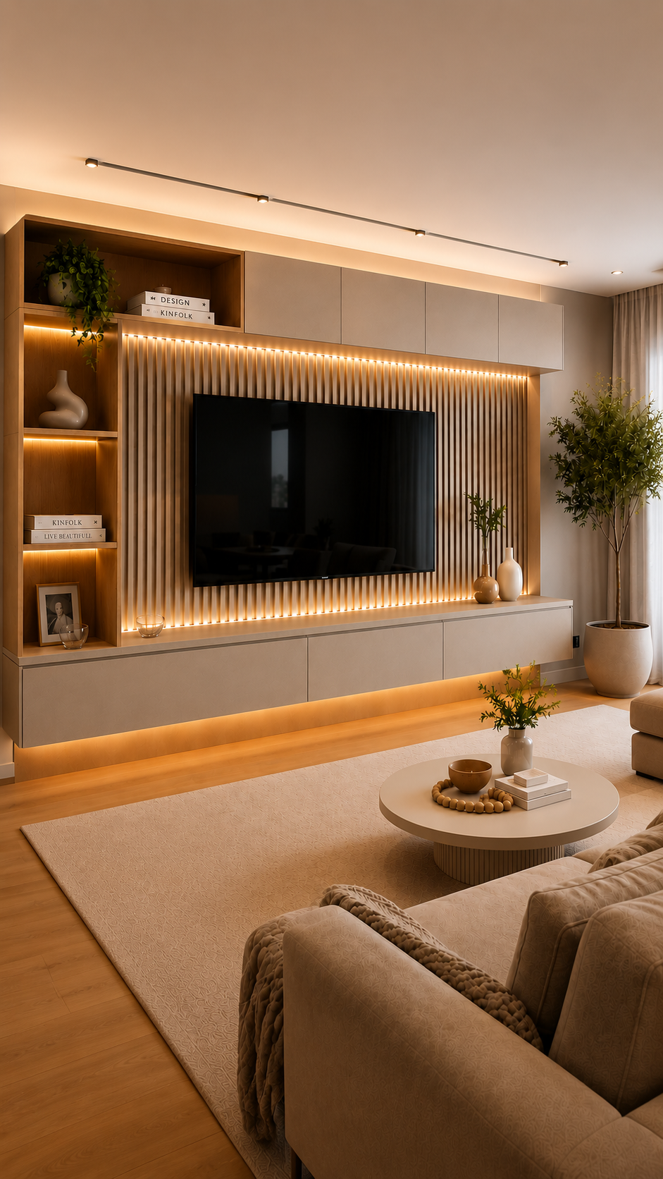 Sala sob medida moderna: conforto, elegância e funcionalidade no mesmo ambiente